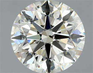Picture of Natural Diamond 0.92 Carats, Round with Excellent Cut, L Color, SI2 Clarity and Certified by GIA