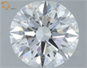 Lab Grown Diamond 1.29 Carats, Round with Ideal Cut, D Color, VS1 Clarity and Certified by IGI