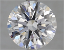 Lab Grown Diamond 3.02 Carats, Round with Ideal Cut, D Color, FL Clarity and Certified by IGI