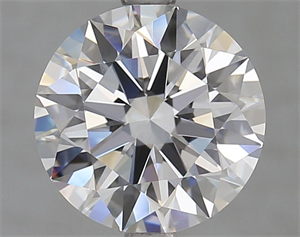 Picture of Lab Grown Diamond 3.02 Carats, Round with Ideal Cut, D Color, FL Clarity and Certified by IGI