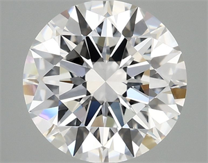 Picture of Lab Grown Diamond 2.57 Carats, Round with Ideal Cut, F Color, VVS2 Clarity and Certified by IGI
