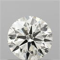 Diamante Natural 0.60 quilates, Redondo , Color K, claridad SI2 y certificado IGI