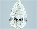 Natural Diamond 2.01 Carats, Pear with  Cut, H Color, VVS1 Clarity and Certified by IGI