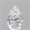 Natural Diamond 1.01 Carats, Pear with  Cut, E Color, SI1 Clarity and Certified by GIA