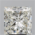 Natural Diamond 5.01 Carats, Princess with  Cut, L Color, VS2 Clarity and Certified by GIA