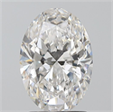 Diamante Natural 1.70 quilates, Ovalado , Color G, claridad VS1 y certificado GIA