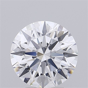Picture of Lab Grown Diamond 3.00 Carats, Round with Ideal Cut, F Color, VVS2 Clarity and Certified by IGI