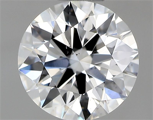 Foto Diamante Natural 0.57 quilates, Redondo , Color F, claridad SI1 y certificado GIA de