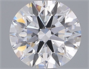Lab Grown Diamond 1.00 Carats, Round with Ideal Cut, D Color, VVS2 Clarity and Certified by IGI