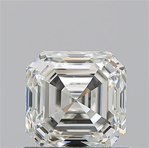 Picture of Natural Diamond 1.01 Carats, Asscher with  Cut, K Color, VVS2 Clarity and Certified by GIA