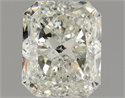 Natural Diamond 1.70 Carats, Radiant with  Cut, G Color, SI2 Clarity and Certified by HRD