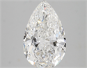Diamante Natural 5.02 quilates, De pera , Color F, claridad SI1 y certificado GIA