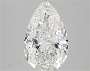 Foto Diamante Natural 5.02 quilates, De pera , Color F, claridad SI1 y certificado GIA de