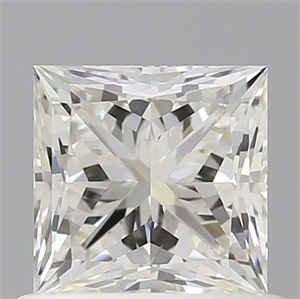 Picture of Natural Diamond 0.70 Carats, Princess with  Cut, I Color, VVS2 Clarity and Certified by GIA