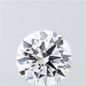 Picture of Lab Grown Diamond 1.50 Carats, Round with Excellent Cut, E Color, VVS2 Clarity and Certified by IGI
