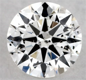 Foto Diamante Natural 0.40 quilates, Redondo , Color F, claridad I1 y certificado GIA de