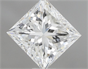 Natural Diamond 0.80 Carats, Princess with  Cut, G Color, VVS1 Clarity and Certified by IGI