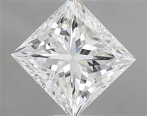 Picture of Natural Diamond 0.80 Carats, Princess with  Cut, G Color, VVS1 Clarity and Certified by IGI