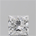 Natural Diamond 2.01 Carats, Princess with  Cut, D Color, VS2 Clarity and Certified by GIA