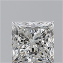 Natural Diamond 1.70 Carats, Princess with  Cut, G Color, VS1 Clarity and Certified by GIA