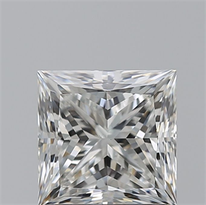 Picture of Natural Diamond 1.70 Carats, Princess with  Cut, G Color, VS1 Clarity and Certified by GIA