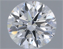 Lab Grown Diamond 1.05 Carats, Round with Ideal Cut, D Color, VVS2 Clarity and Certified by IGI