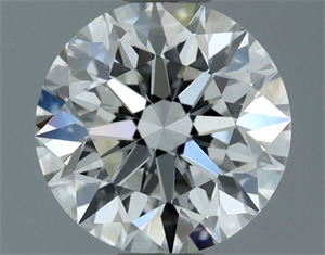 Picture of Natural Diamond 0.70 Carats, Round with Excellent Cut, G Color, VVS2 Clarity and Certified by GIA