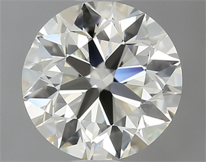 Picture of Natural Diamond 0.90 Carats, Round with Excellent Cut, K Color, VVS1 Clarity and Certified by IGI