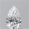 Diamante Natural 0.75 quilates, De pera , Color D, claridad VS1 y certificado GIA