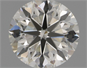 Natural Diamond 1.01 Carats, Round with Excellent Cut, H Color, VVS2 Clarity and Certified by IGI