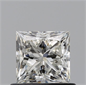 Diamante Natural 0.74 quilates, Princesa , Color J, claridad VVS2 y certificado GIA