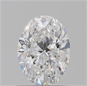 Diamante Natural 0.90 quilates, Ovalado , Color D, claridad SI1 y certificado GIA