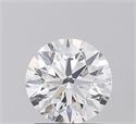 Lab Grown Diamond 1.11 Carats, Round with Excellent Cut, D Color, VVS2 Clarity and Certified by IGI