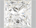 Natural Diamond 1.01 Carats, Princess with  Cut, H Color, SI2 Clarity and Certified by GIA