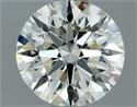 Diamante Natural 0.70 quilates, Redondo , Color J, claridad VVS2 y certificado IGI
