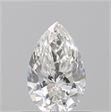 Natural Diamond 0.50 Carats, Pear with  Cut, G Color, VS2 Clarity and Certified by GIA