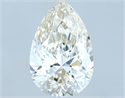 Natural Diamond 0.80 Carats, Pear with  Cut, I Color, VS1 Clarity and Certified by IGI
