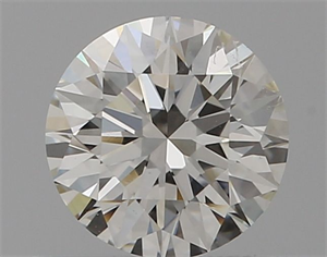 Picture of Natural Diamond 0.52 Carats, Round with Excellent Cut, I Color, VVS2 Clarity and Certified by GIA