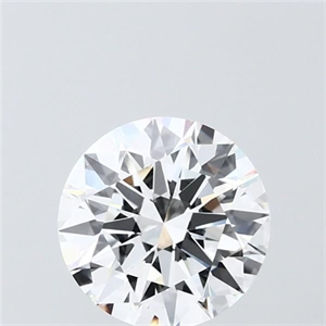 Picture of Lab Grown Diamond 1.50 Carats, Round with Excellent Cut, E Color, VVS2 Clarity and Certified by IGI