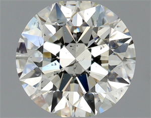 Picture of Natural Diamond 0.91 Carats, Round with Excellent Cut, J Color, SI2 Clarity and Certified by GIA