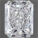 Natural Diamond 1.50 Carats, Radiant with  Cut, D Color, SI1 Clarity and Certified by GIA