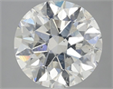 Natural Diamond 3.22 Carats, Round with Excellent Cut, I Color, SI2 Clarity and Certified by GIA