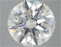 Natural Diamond 3.22 Carats, Round with Excellent Cut, I Color, SI2 Clarity and Certified by GIA