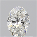 Diamante Natural 0.49 quilates, Ovalado , Color G, claridad VS2 y certificado GIA