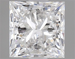 Foto Diamante Natural 0.70 quilates, Princesa , Color E, claridad VVS1 y certificado GIA de