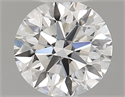 Diamante Natural 0.40 quilates, Redondo , Color G, claridad IF y certificado GIA