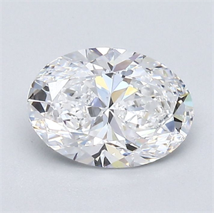 Picture of Natural Diamond 1.02 Carats, Oval with  Cut, D Color, VS1 Clarity and Certified by GIA