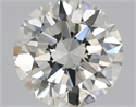 Natural Diamond 0.70 Carats, Round with Very Good Cut, K Color, VVS2 Clarity and Certified by GIA
