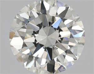 Picture of Natural Diamond 0.70 Carats, Round with Very Good Cut, K Color, VVS2 Clarity and Certified by GIA