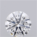 Del inventario de diamantes de laboratorio, 0.72 quilates, Redondo , Color D, claridad VVS2 y certificado IGI